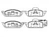 刹车片 Brake Pad Set:163 420 12 20