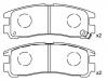 刹车片 Brake Pad Set:MB 857 336