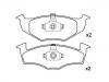 刹车片 Brake Pad Set:6N0 698 151