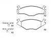 刹车片 Brake Pad Set:191 698 151 B