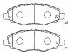 刹车片 Brake Pad Set:04465-0K100