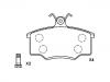 刹车片 Brake Pad Set:431 698 151 E