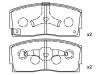 刹车片 Brake Pad Set:04491-87101