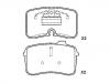 刹车片 Brake Pad Set:441 698 151 D