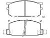 刹车片 Brake Pad Set:72519-1110