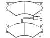 刹车片 Brake Pad Set:190 6427