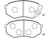 刹车片 Brake Pad Set:MC862939