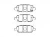 刹车片 Brake Pad Set:D4060-JA00A