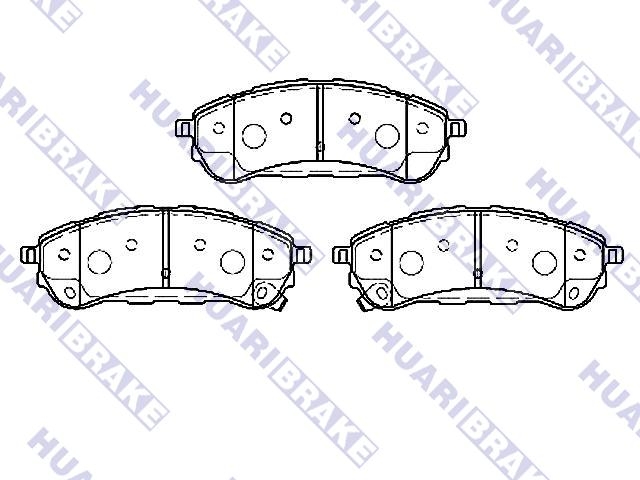 Brake Pad Set:JB3Z-2200-D