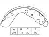 刹车蹄片 Brake Shoe Set:K5534