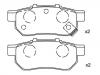 刹车片 Brake Pad Set:43022-SAA-E50