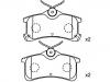 Bremsbelagsatz, Scheibenbremse Brake Pad Set:04466-02010