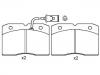 Bremsbelagsatz, Scheibenbremse Brake Pad Set:190 6039