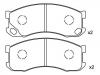 Brake Pad Set:MC838357