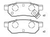 Brake Pad Set:43022-ST3-E00