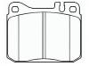 Pastillas de freno Brake Pad Set:001 586 18 42