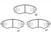 Pastillas de freno Brake Pad Set:58101-17A00