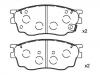 Pastillas de freno Brake Pad Set:G2YD-33-23Z