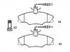 Pastillas de freno Brake Pad Set:4252.68