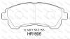 Plaquettes de frein Brake Pad:HR1606