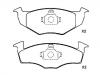 тормозная кладка Brake Pad Set:1H0 698 151 A