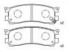 тормозная кладка Brake Pad Set:H266-26-48Z