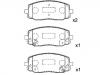 тормозная кладка Brake Pad Set:58101-07A10