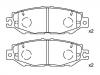 тормозная кладка Brake Pad Set:04466-50060