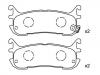 тормозная кладка Brake Pad Set:NAY5-26-43Z